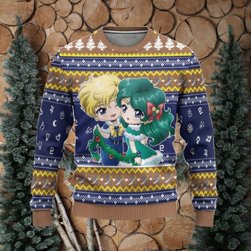 Sailor Uranus Sailor Moon Anime Xmas Women Mens Ugly Christmas Sweater