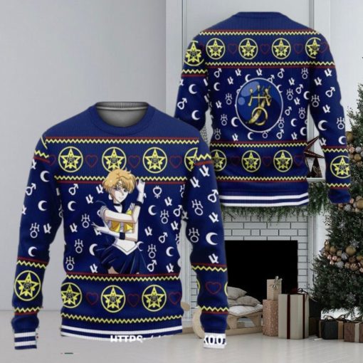 Sailor Uranus Ugly Christmas Sweater Moon Anime Xmas 3D Over Print Shirt