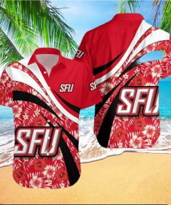 Saint Francis Red Flash 3D Hawaiian Shirt Hibiscus Sport Style NCAA Summer Beach For Fans Gift