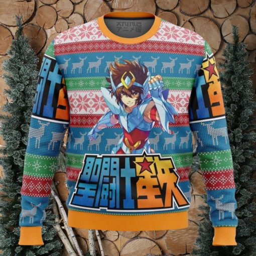 Saint Seiya Alt Ugly Christmas Sweater