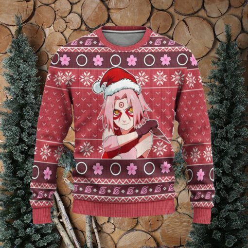 Sakura Sage Mode Naruto Anime Xmas Women Mens Ugly Christmas Sweater