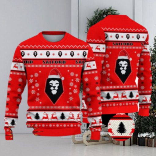 Salford City 3D Ugly Christmas Sweater For Men And Women Sport Fans