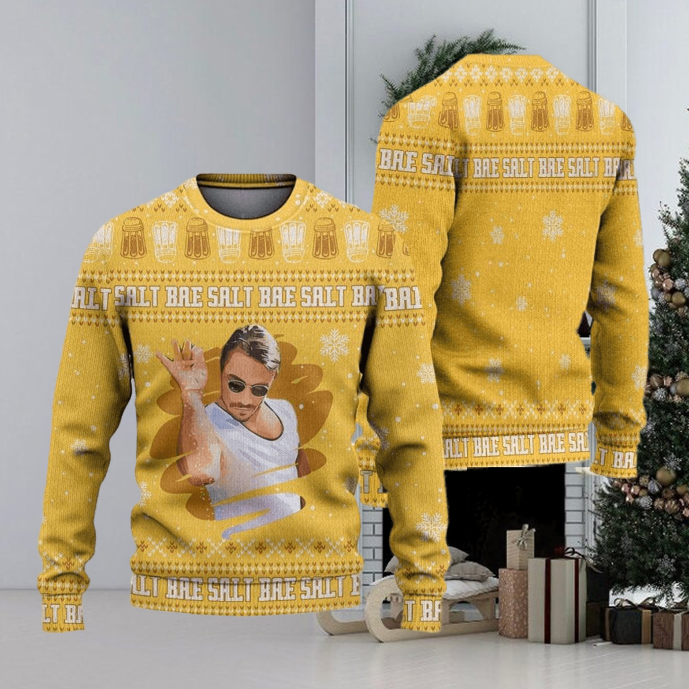 Salt bae ugly 2025 christmas sweater