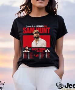 Sam Hunt Summer On The Outskirts 2023 Tour Shirt Fan Singer And Composer Classic Sweatshirt