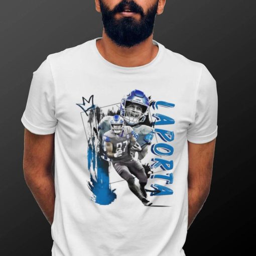 Sam LaPorta number 87 Detroit Lions football player pose gift shirt