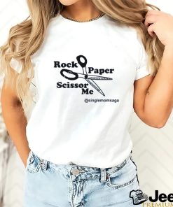 Sam Sparkswood Rock Paper Scissor Me Singlemomsaga Official Shirt