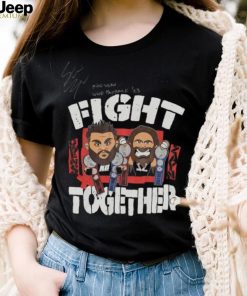 Sami Zayn Autographed & Inscribed Fight Together Match Worn T Shirt