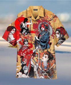 Samurai Girl Summer Hawaiian Shirt