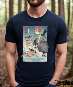 Samurai vs Demon Covid Ukiyo e Unisex T Shirt