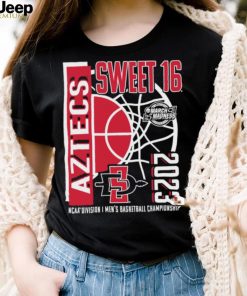 San Diego State Aztecs 2023 NCAA Division I Men’s Basketball Championship Tournament March Madness Sweet 16 shirt