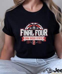 San Diego State Aztecs Final Four 2023 Basketball Bold Black Unisex Shirt