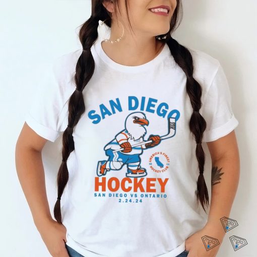 San Diego Vs Ontario Hockey Club Game State 2 24 2024 Shirt