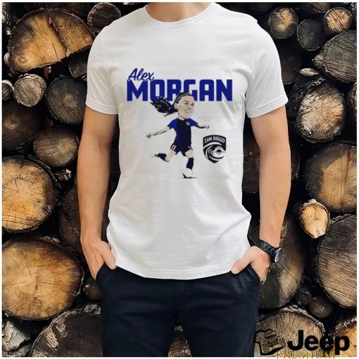 San Diego Wave FC Alex Morgan caricature art shirt