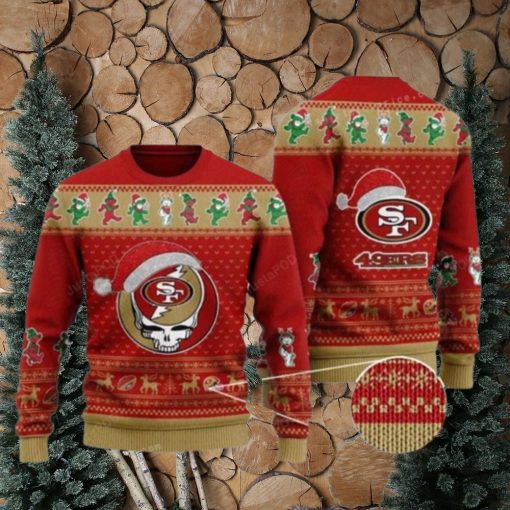 San Francisco 49Ers Grateful Dead Ugly Christmas Sweaters