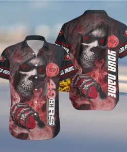 San Francisco 49Ers NFL All Over Print Personalized Hawaiian Shirt And Shorts For Fans
