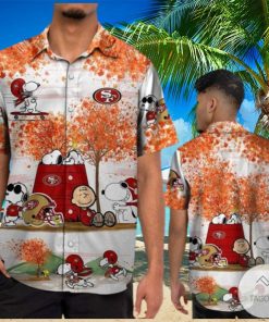 San Francisco 49Ers Snoopy Autumn Hawaiian Shirt