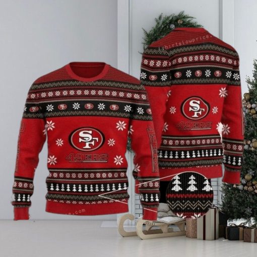 San Francisco 49er Football Christmas Ugly Sweater Party