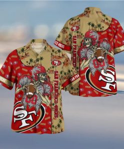 San Francisco 49ers 3D Hawaiian Shirt And Short Combo Gift Beach