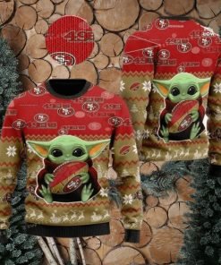 San Francisco 49ers Baby Yoda Womens Ugly Sweater