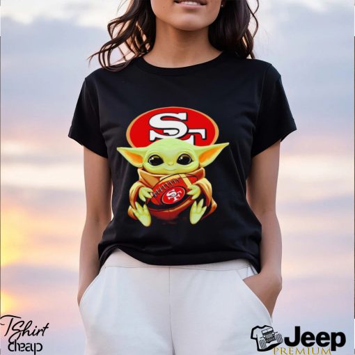 San Francisco 49ers Baby Yoda shirt topaz enhance