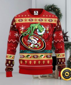 San Francisco 49ers Christmas Ugly Sweater Grinch Show Your Team Spirit