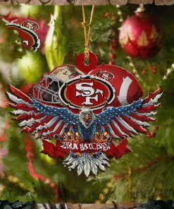 San Francisco 49ers Decorations, Eagles Christmas Ornaments