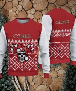 San Francisco 49ers Fans Skull Clothing Knitted Christmas Sweater