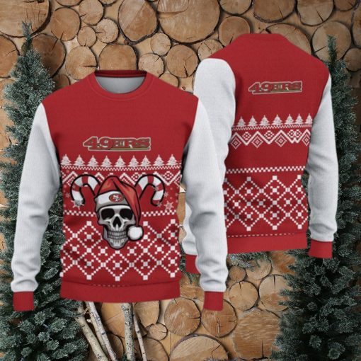 San Francisco 49ers Fans Skull Clothing Knitted Christmas Sweater