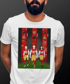 San Francisco 49ers George Kittle Nick Bosa Fred Warner art shirt