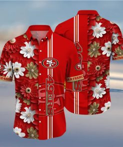 San Francisco 49ers Hawaii Shirt Flower Sporty And Stylish