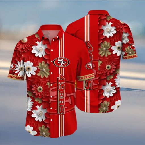 San Francisco 49ers Hawaii Shirt Flower Sporty And Stylish