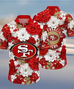 San Francisco 49ers Hawaii Shirt Flower Summer Vibes