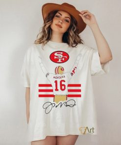 San Francisco 49ers Joseph Montana’s back 16 signature shirt