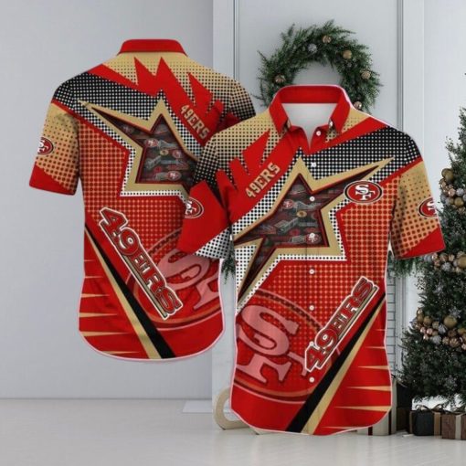 San Francisco 49ers Mickey Mouse Hawaiian Shirt, NFL Hawaiian Shirt