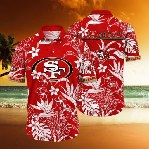 San Francisco 49ers NFL For Sports Fan Full Print Hawaiian Beach Shirt