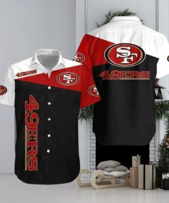 San Francisco 49ers NFL Hawaiian Shirt Gift For Football Boyfriend, NFL Hawaiian Shirt