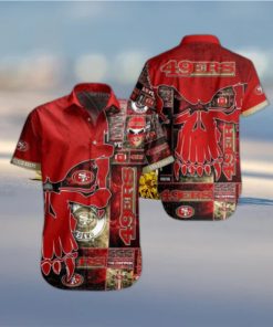 San Francisco 49ers NFL Hawaiian Shirt Skull Printed 3D New Trend Summer For Fans Hot Trend 2023