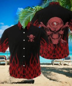 San Francisco 49ers NFL Skull Halloween Gift Fans Hawaiian Shirt For Men And Women