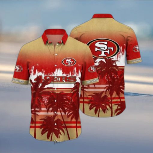 San Francisco 49ers NFL Summer Hawaiian Shirt Tropical Pattern Graphic For Sports Enthusiast Hot Trend 2023