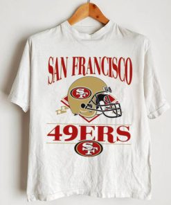 San Francisco 49ers NFL helmet logo retro shirt