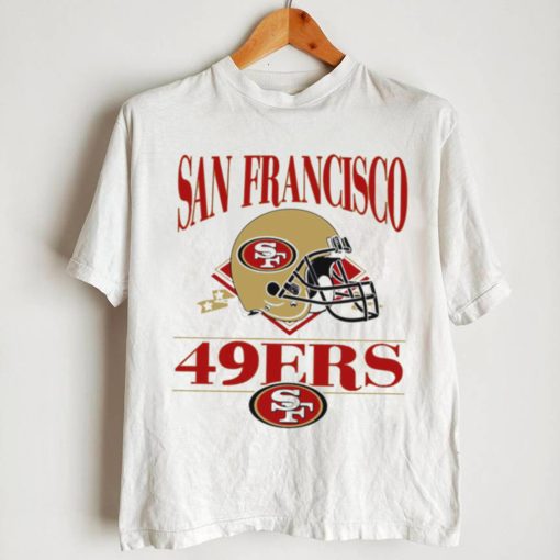 San Francisco 49ers NFL helmet logo retro shirt