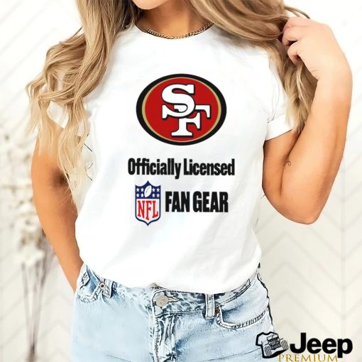 San Francisco 49ers Officially Licensed NFL Fan Gear logo shirt