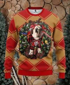 San Francisco 49ers Pub Dog Xmas Ugly Christmas Sweater Best Christmas Gift Ideas