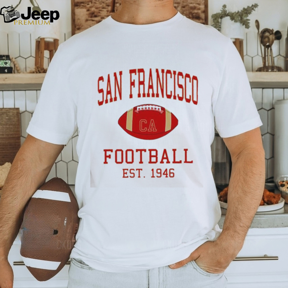 San Francisco 49ers T Shirt Vintage Logo Graphic Tee Front & Back Coffee Mug