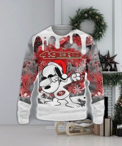 San Francisco 49ers Snoopy Dabbing The Peanuts Sports Football American Ugly Christmas Sweater