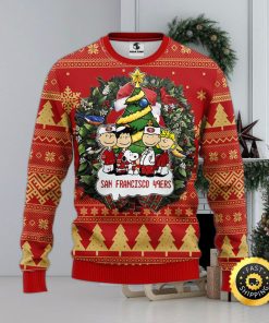 San Francisco 49ers Snoopy Dog Christmas Ugly Sweater