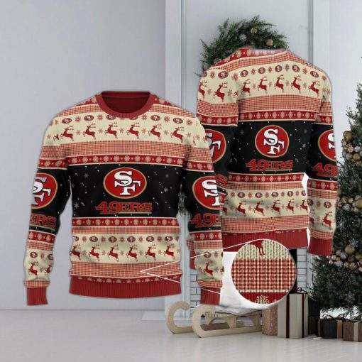 San Francisco 49ers Vintage Xmas Ugly Christmas Sweater