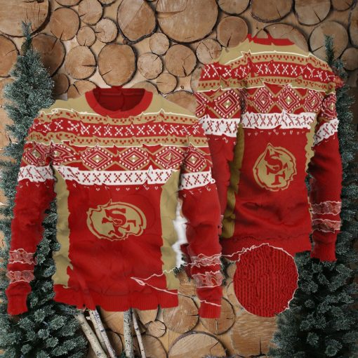 San Francisco 49ers Woolen Sweater All Over Print 3D Gift Ugly Christmas Sweater