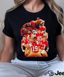 San Francisco 49ers bear and players shirt