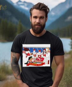 San Francisco 49ers cartoon party Thanksgiving 2023 shirt